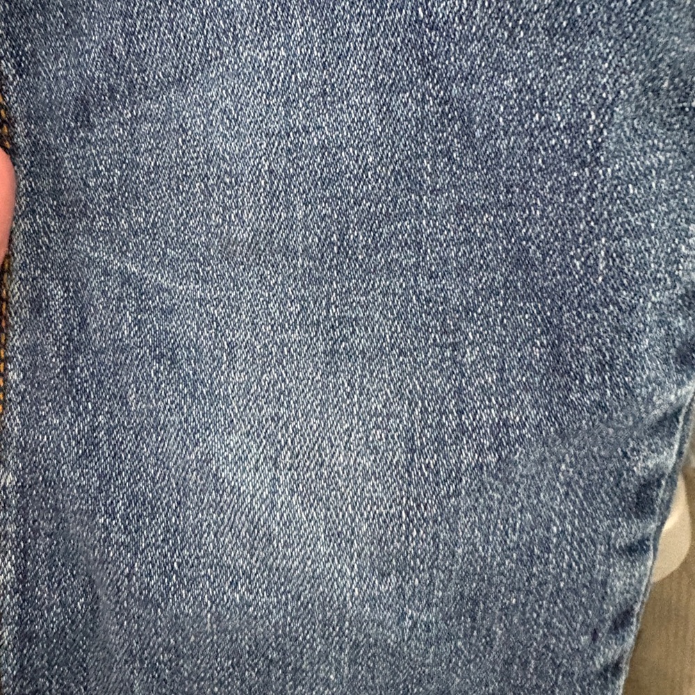 Free People High Rise Skinny Jeans Blue Medium Wash Button Fly Size 27 - Picture 3 of 6